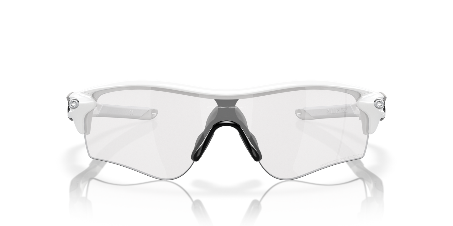 [Clear To Black Iridium Photochromic Lenses, White Out Frame]