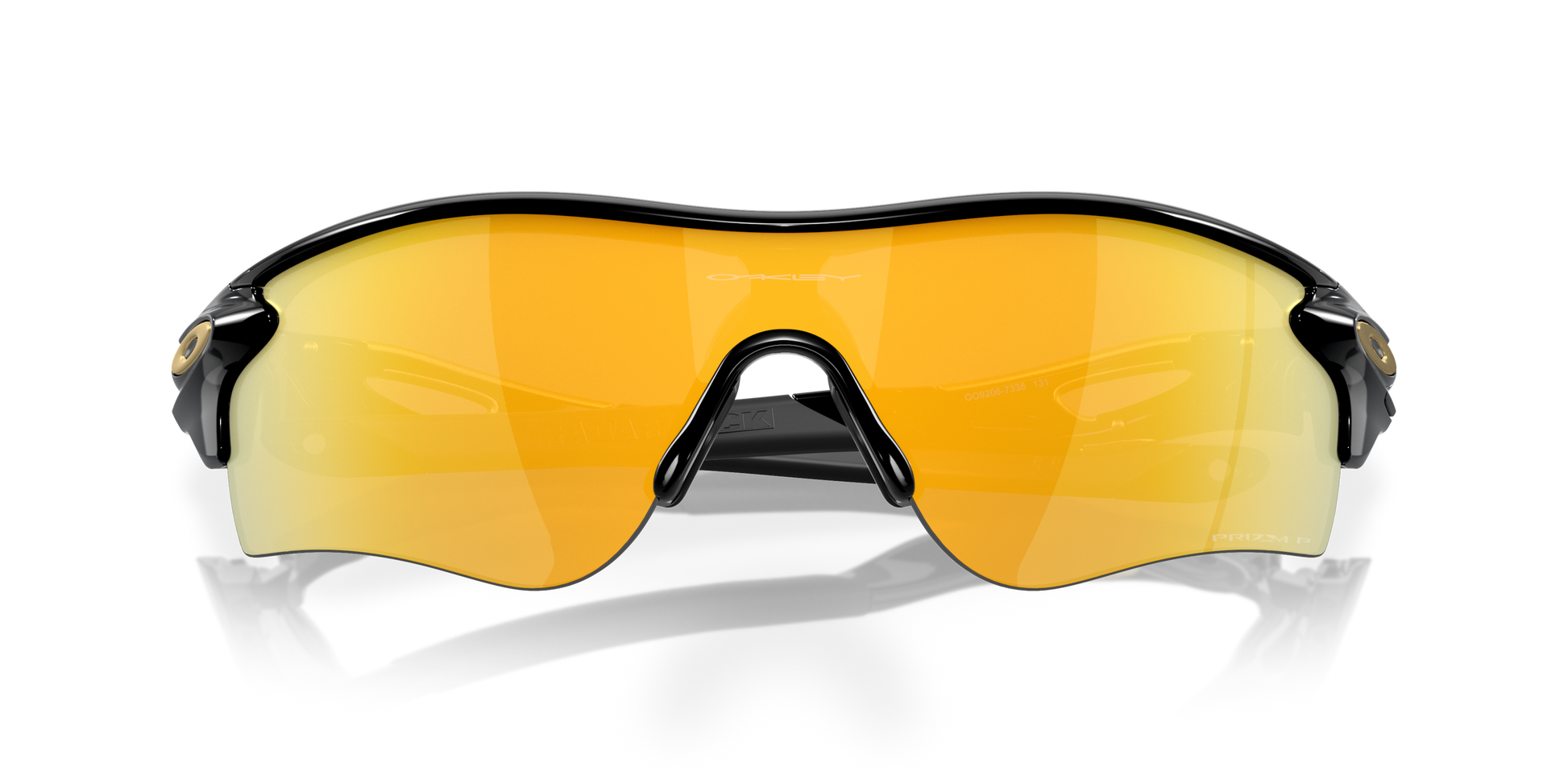 [Prizm 24K Polarized Lenses, Polished Black Frame]