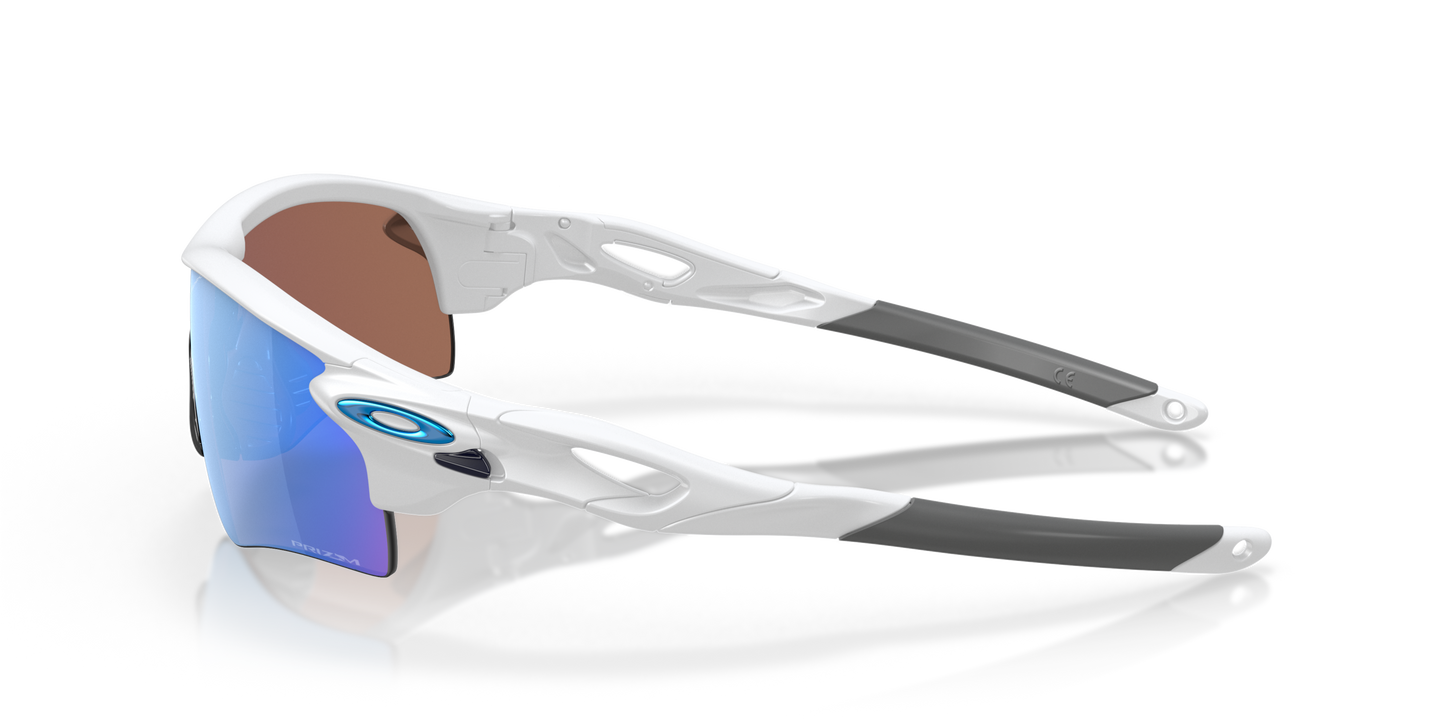 [Prizm Deep Water Polarized Lenses, Matte White Frame]