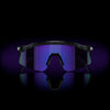 [Prizm Violet Lenses, Crystal Black Frame]