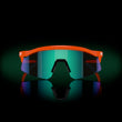 Prizm Sapphire Lenses, Neon Orange Frame