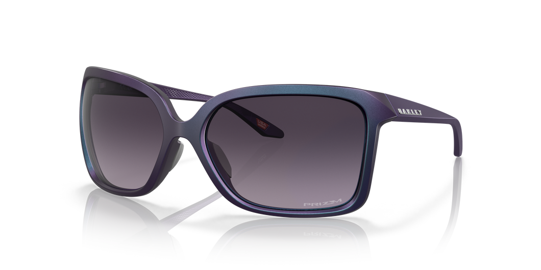 [Prizm Grey Gradient Lenses, Matte Cyan/Purple Colorshift Frame]