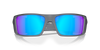 [Prizm Sapphire Polarized Lenses, Blue Steel Frame]