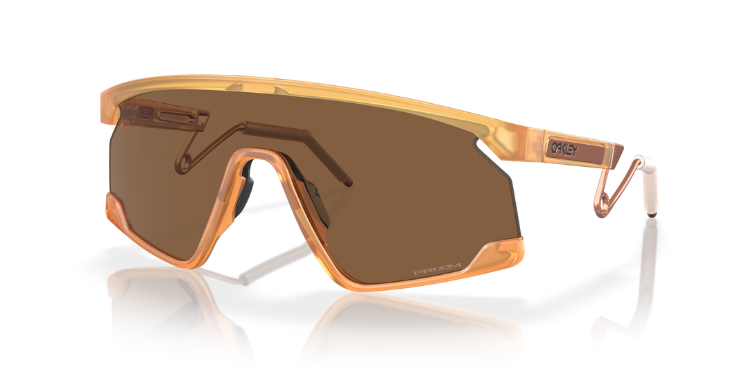 [Prizm Bronze Lenses, Matte Transparent Light Curry Frame]