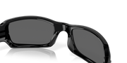 Black Iridium Polarized Lenses, Polished Black Frame