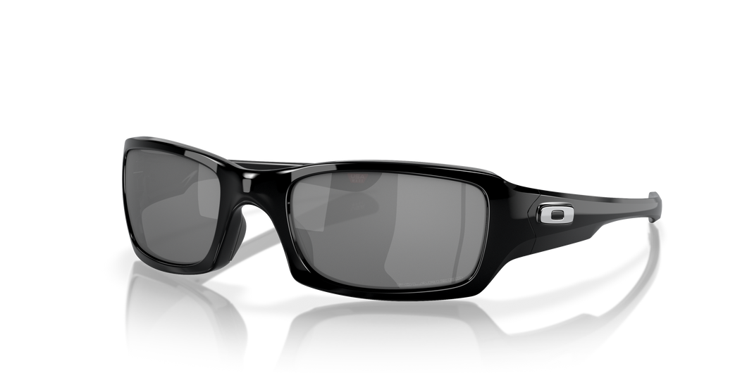 [Black Iridium Polarized Lenses, Polished Black Frame]