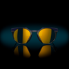 [Prizm 24K Polarized Lenses, Navy/Transparent Blue Frame]