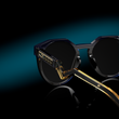 Prizm 24K Polarized Lenses, Navy/Transparent Blue Frame