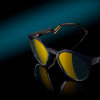 [Prizm 24K Polarized Lenses, Navy/Transparent Blue Frame]