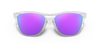 [Prizm Violet Lenses, Polished Clear Frame]