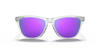 [Prizm Violet Lenses, Polished Clear Frame]