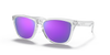 [Prizm Violet Lenses, Polished Clear Frame]