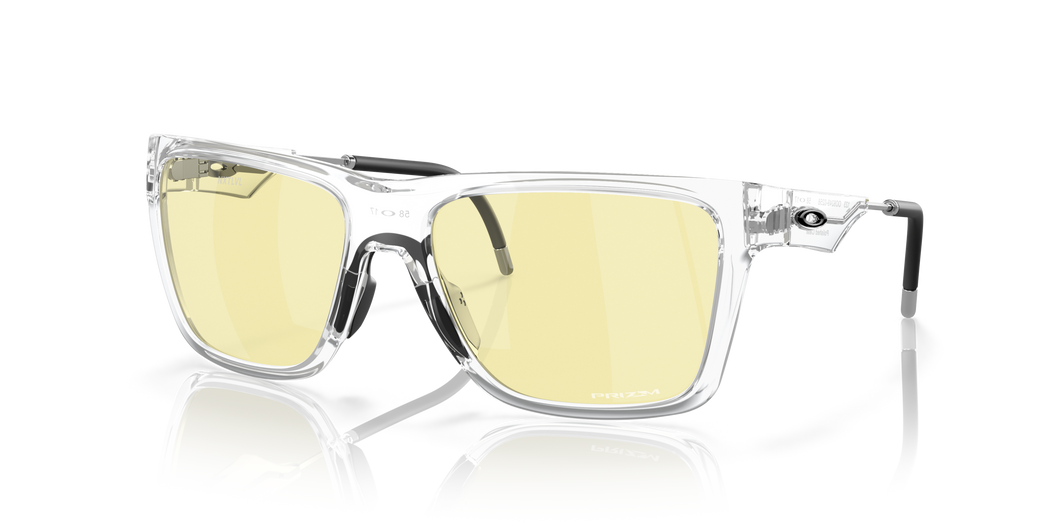 [Prizm Gaming™ 2.0 Lenses, Polished Clear Frame]