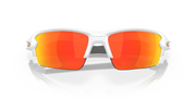 Prizm Ruby Polarized Lenses, Matte White Frame