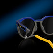 Prizm Black Lenses, Transparent Crystal Blue Frame