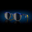 Prizm Black Lenses, Transparent Crystal Blue Frame