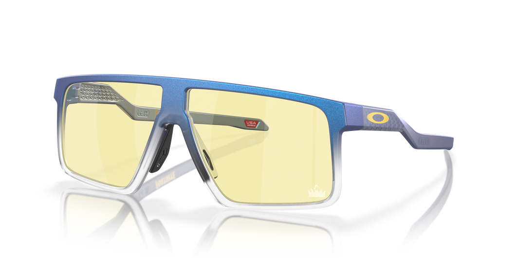 [Prizm Gaming™ 2.0 Lenses, Matte Cyan & Blue & Clear Shift Frame]