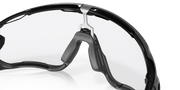 Clear To Black Iridium Photochromic Lenses, Polished Black Frame