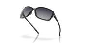 Grey Gradient Polarized Lenses, Polished Black Frame