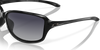 [Grey Gradient Polarized Lenses, Polished Black Frame]