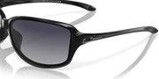 Grey Gradient Polarized Lenses, Polished Black Frame