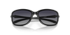 [Grey Gradient Polarized Lenses, Polished Black Frame]