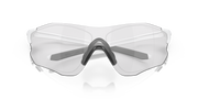 Clear To Black Iridium Photochromic Lenses, Matte White Frame