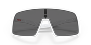 Clear To Black Iridium Photochromic Lenses, Matte White Frame