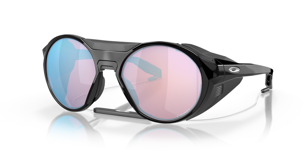 [Prizm Snow Sapphire Lenses, Polished Black Frame]