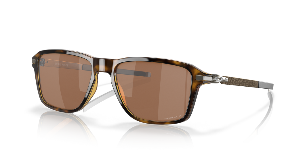 [Prizm Tungsten Polarized Lenses, Polished Brown Tortoise Frame]