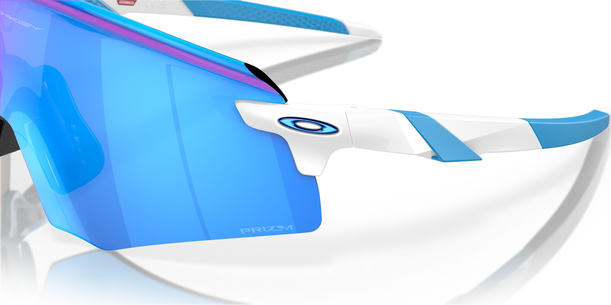 [Prizm Sapphire Lenses, Polished White Frame]