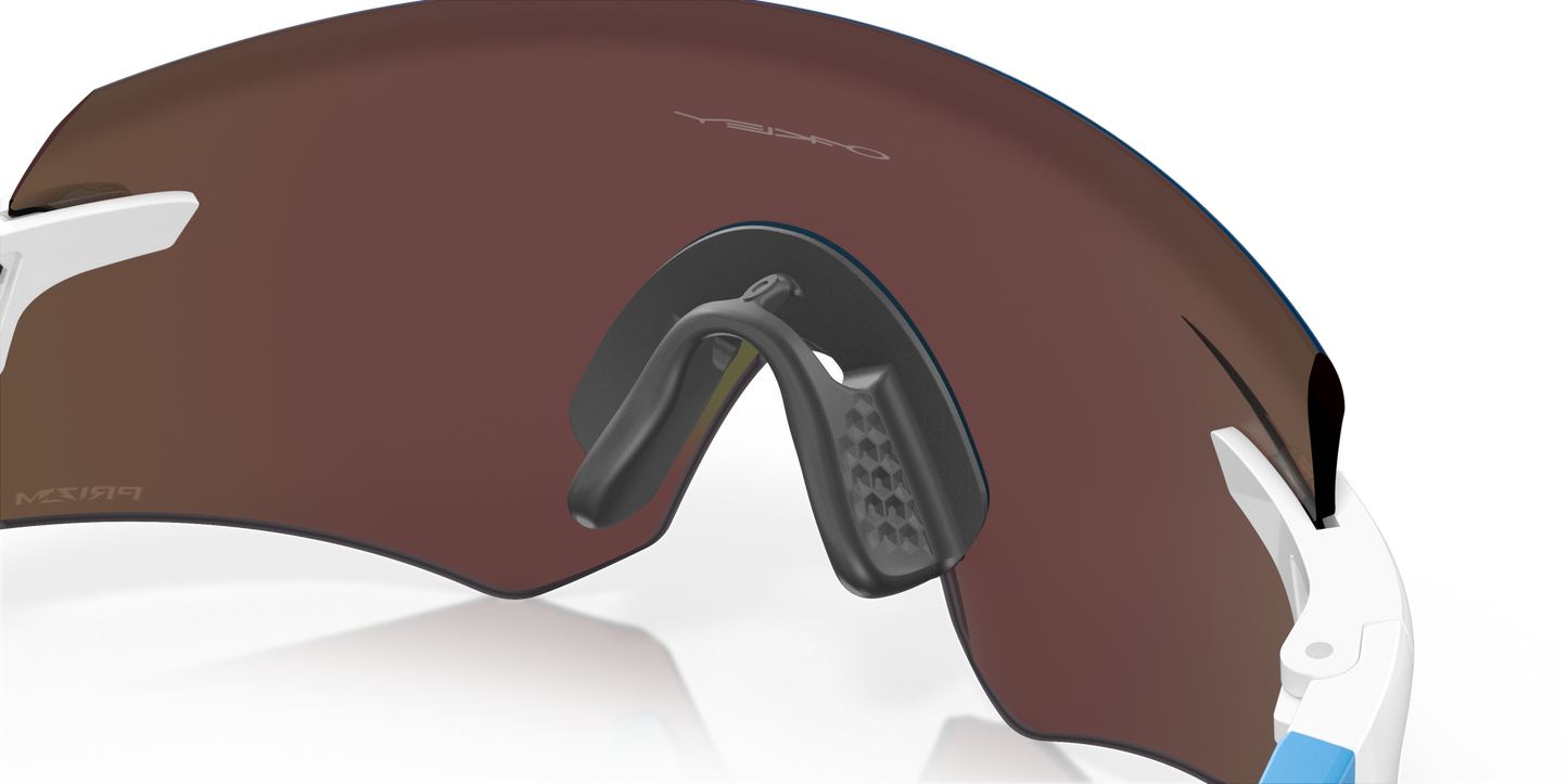 [Prizm Sapphire Lenses, Polished White Frame]