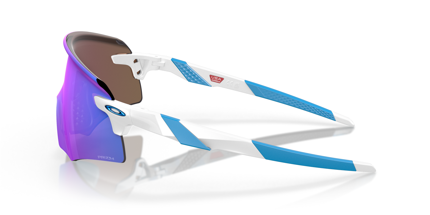 [Prizm Sapphire Lenses, Polished White Frame]