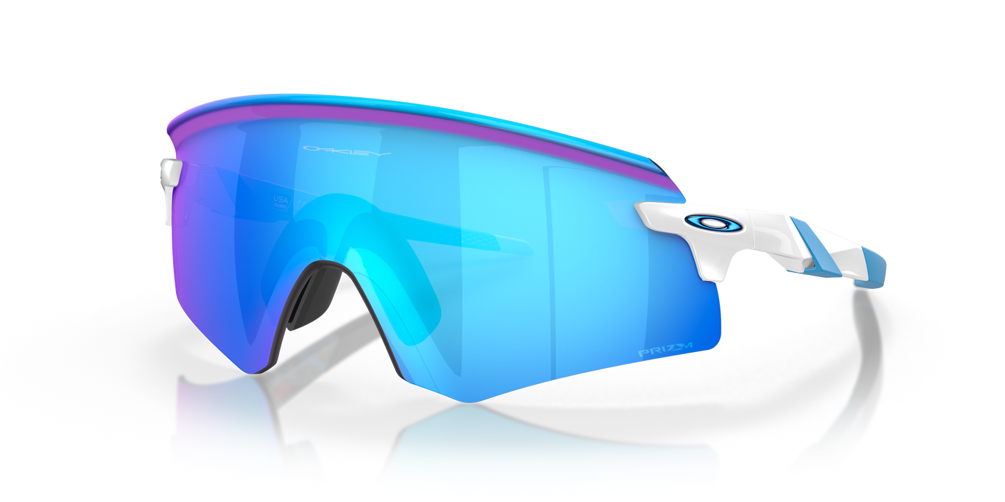 [Prizm Sapphire Lenses, Polished White Frame]