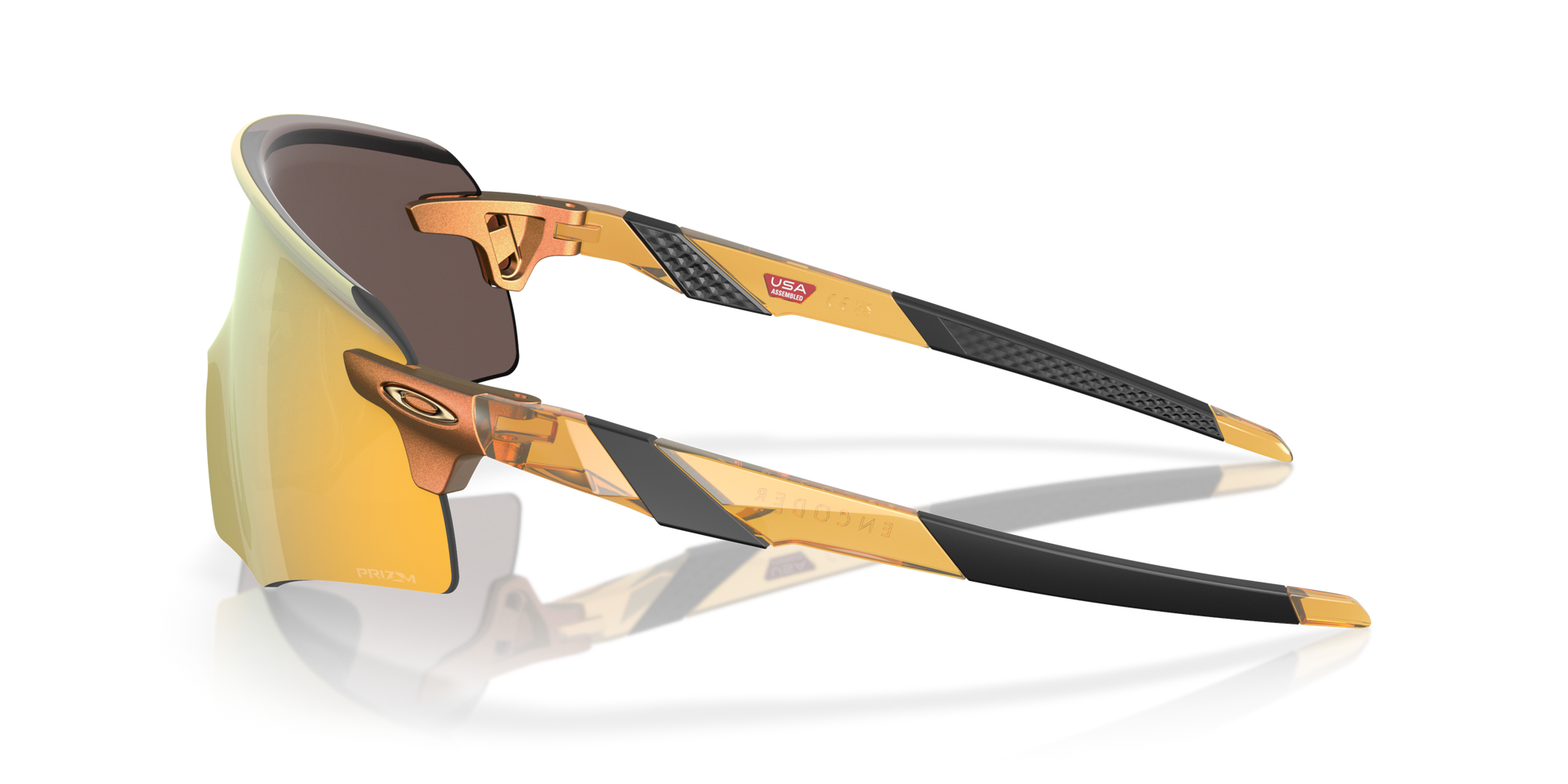 [Prizm 24K Lenses, Transparent Light Curry Frame]