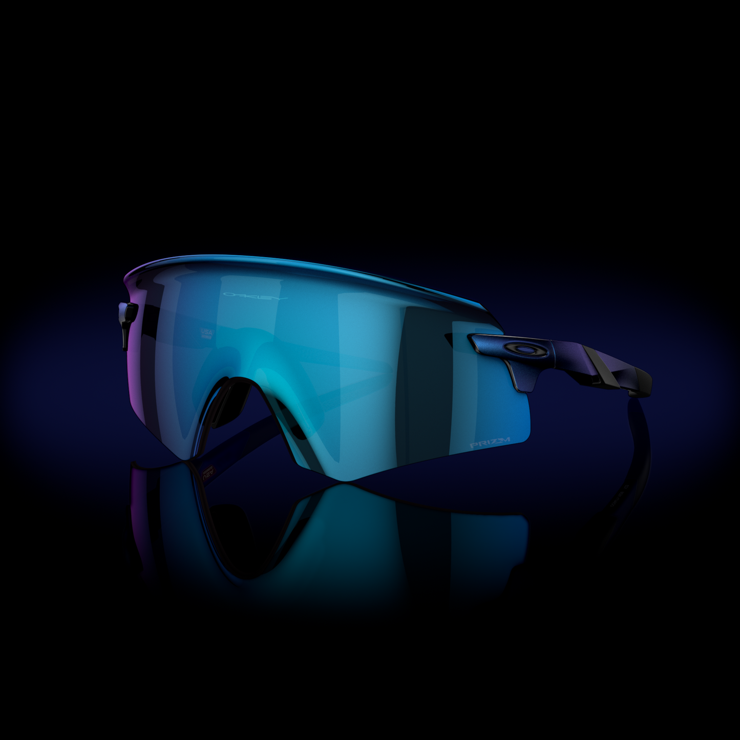 [Prizm Sapphire Lenses, Matte Cyan/Blue Colorshift Frame]