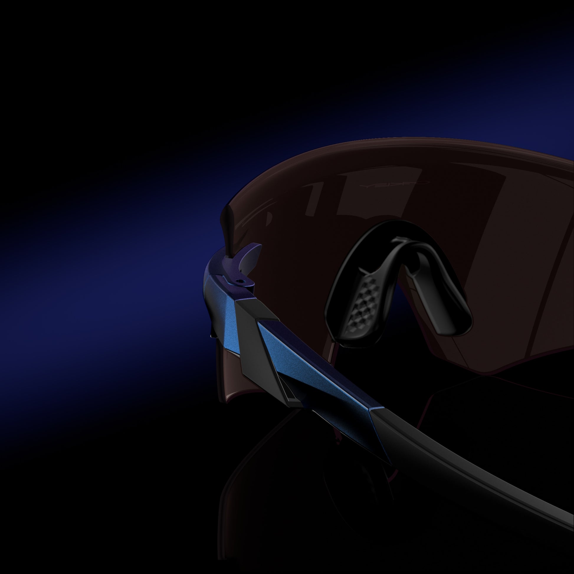 [Prizm Sapphire Lenses, Matte Cyan/Blue Colorshift Frame]