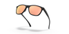 [Prizm Rose Gold Polarized Lenses, Polished Black Frame]