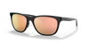 [Prizm Rose Gold Polarized Lenses, Polished Black Frame]