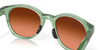 [Prizm Brown Gradient Lenses, Transparent Jade Frame]