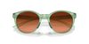 [Prizm Brown Gradient Lenses, Transparent Jade Frame]