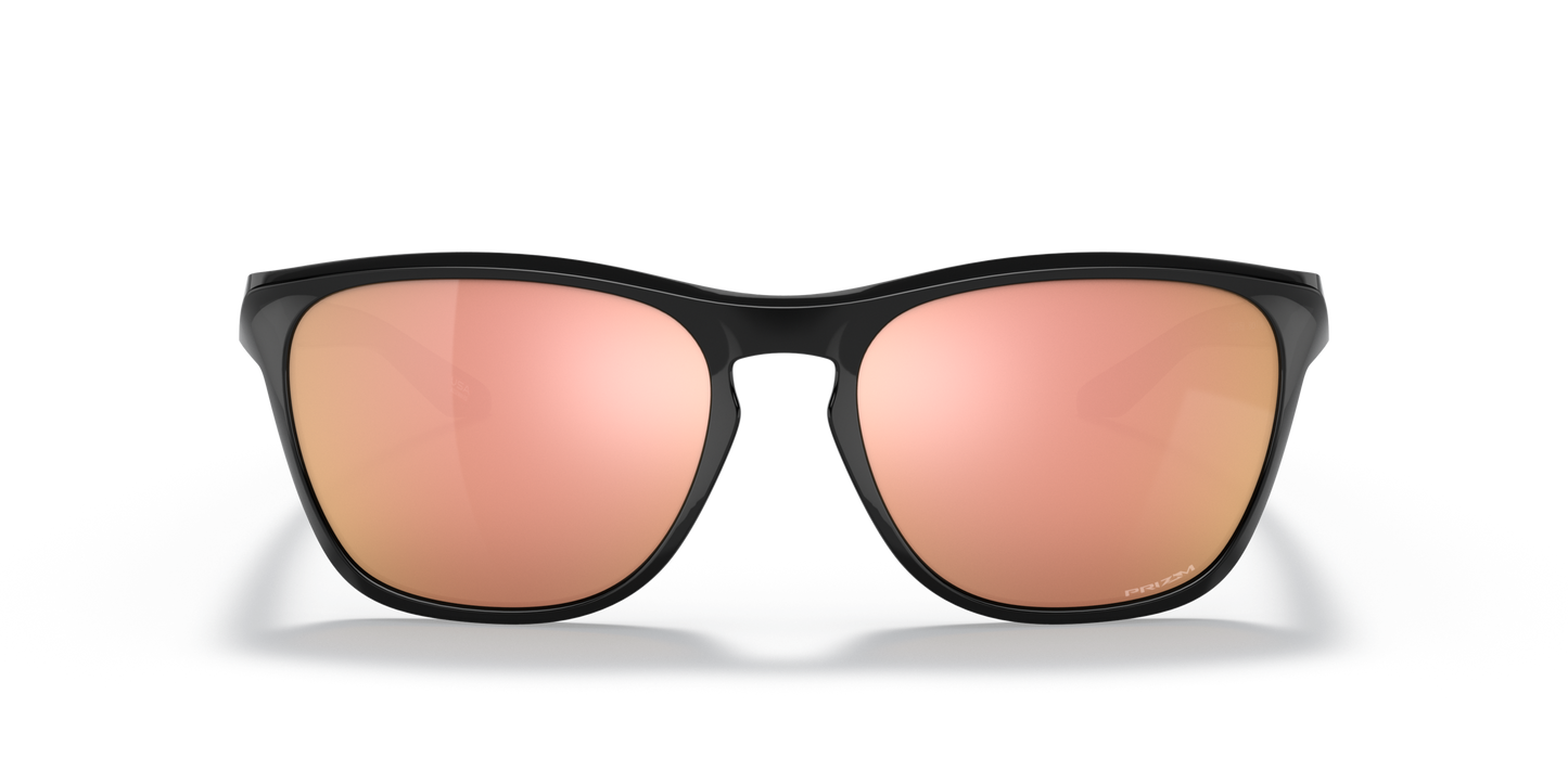 [Prizm Rose Gold Lenses, Polished Black Frame]