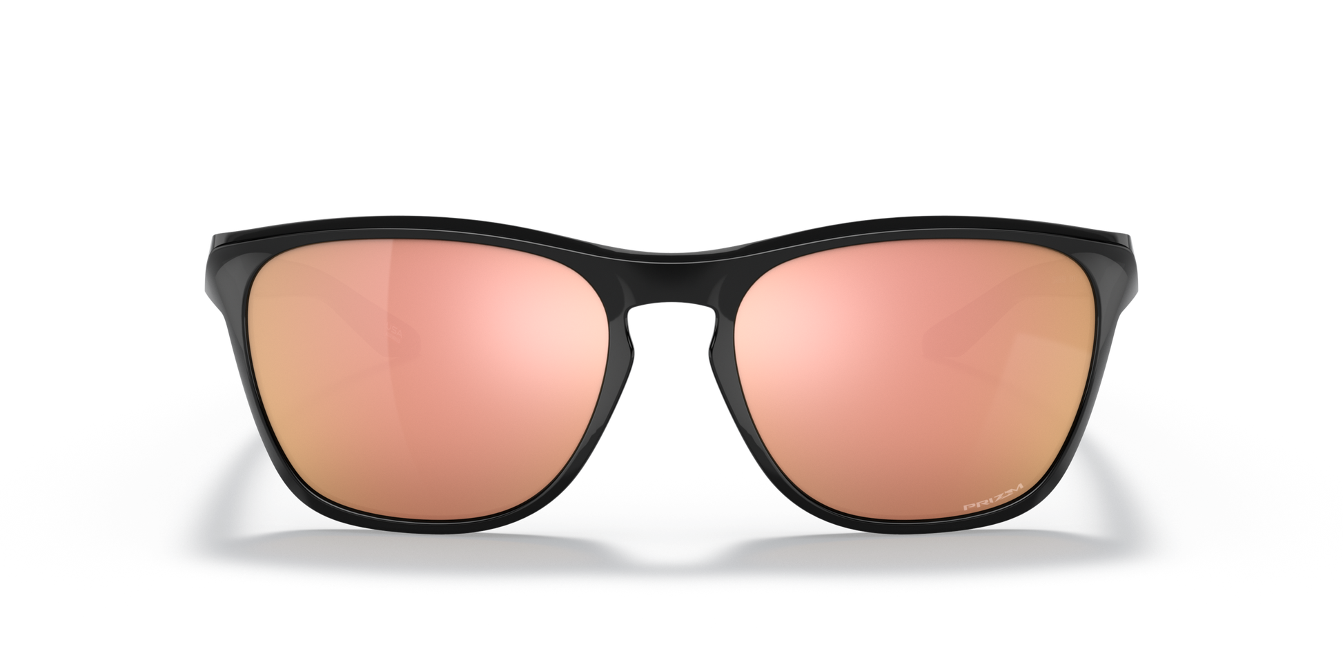 [Prizm Rose Gold Lenses, Polished Black Frame]