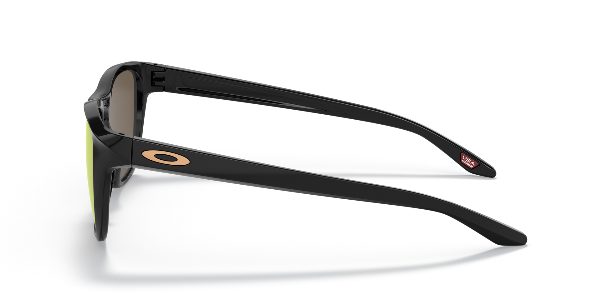 [Prizm Rose Gold Lenses, Polished Black Frame]