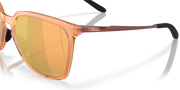 Prizm Rose Gold Polarized Lenses, Matte Transparent Ginger Frame