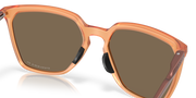 Prizm Rose Gold Polarized Lenses, Matte Transparent Ginger Frame