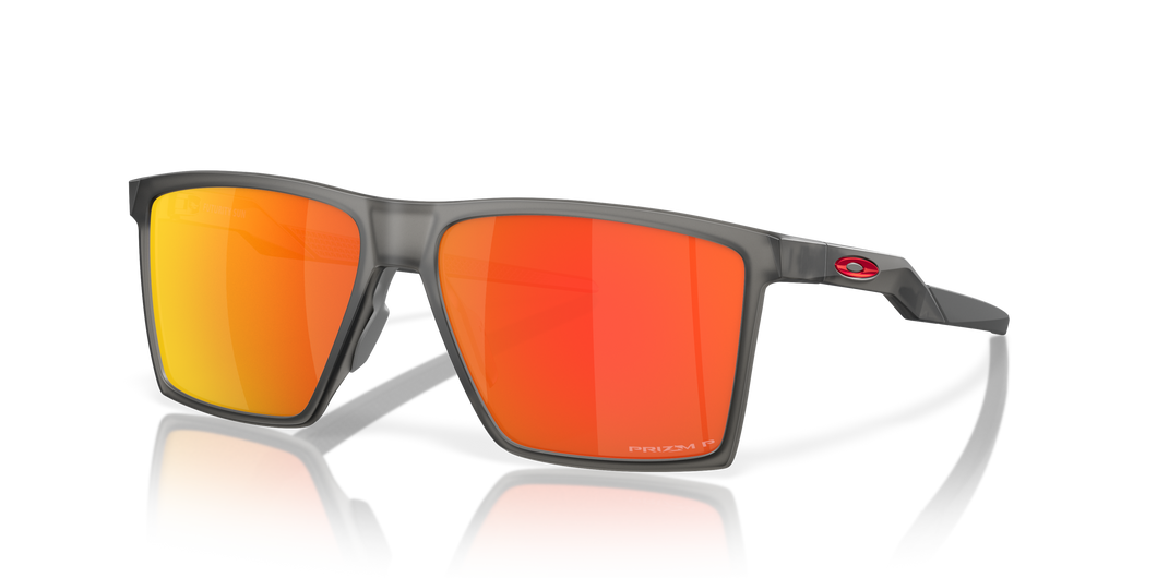 [Prizm Ruby Polarized Lenses, Satin Grey Smoke Frame]