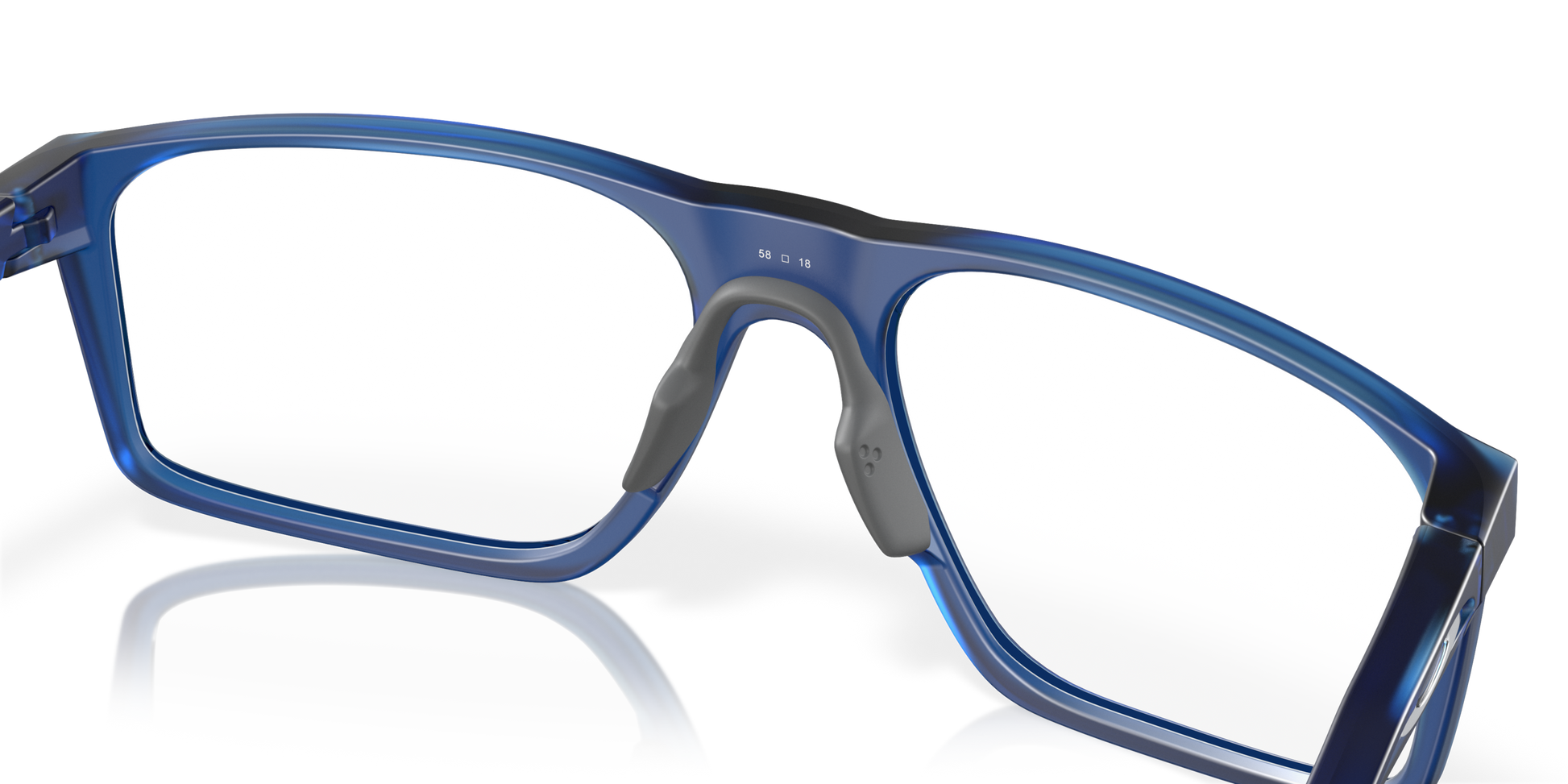 [Matte Transparent Blue Frame]