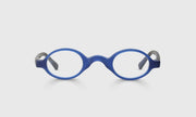 09 - Matte Blue Front and Blue with Brown Horn Temples