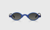 [09 - Matte Blue Front and Blue with Brown Horn Temples]